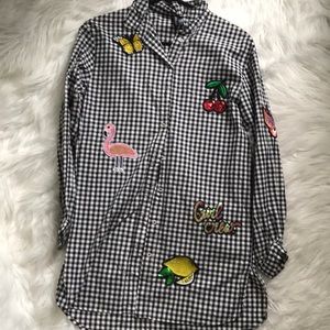 Divided H&M Plaid Long-Sleeve shirt